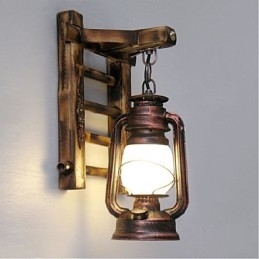 Nostalgie retro chinezească, iluminat creativ, lampă cu kerosen, felinare, aplice de perete