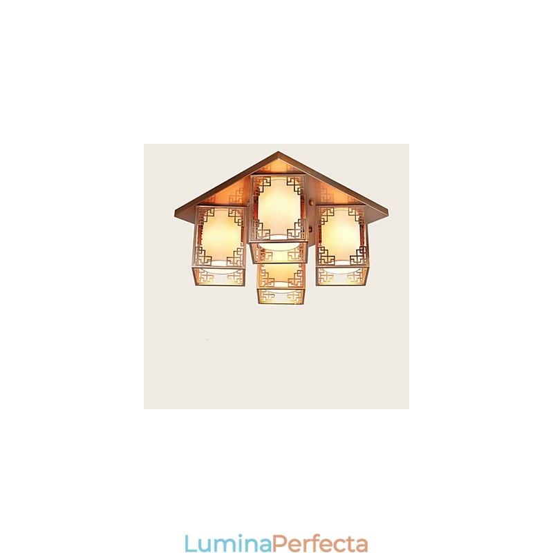 Un stil chinezesc Lămpi Fier Plafon Iluminat Atmosferă