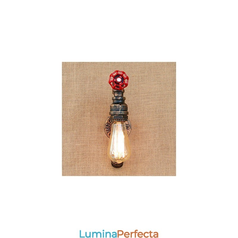 Caracteristică din alamă antică Rustic Lodge pentru aplice de perete cu lumină ambientală