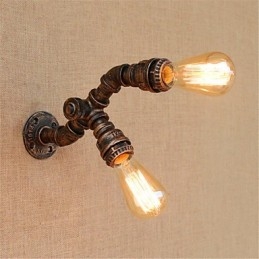 Caracteristică de pictură rustic Lodge pentru aplice de perete cu lumină ambientală