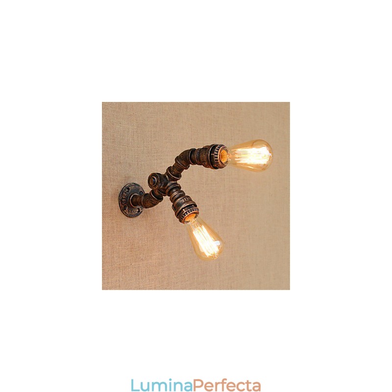 Caracteristică de pictură rustic Lodge pentru aplice de perete cu lumină ambientală