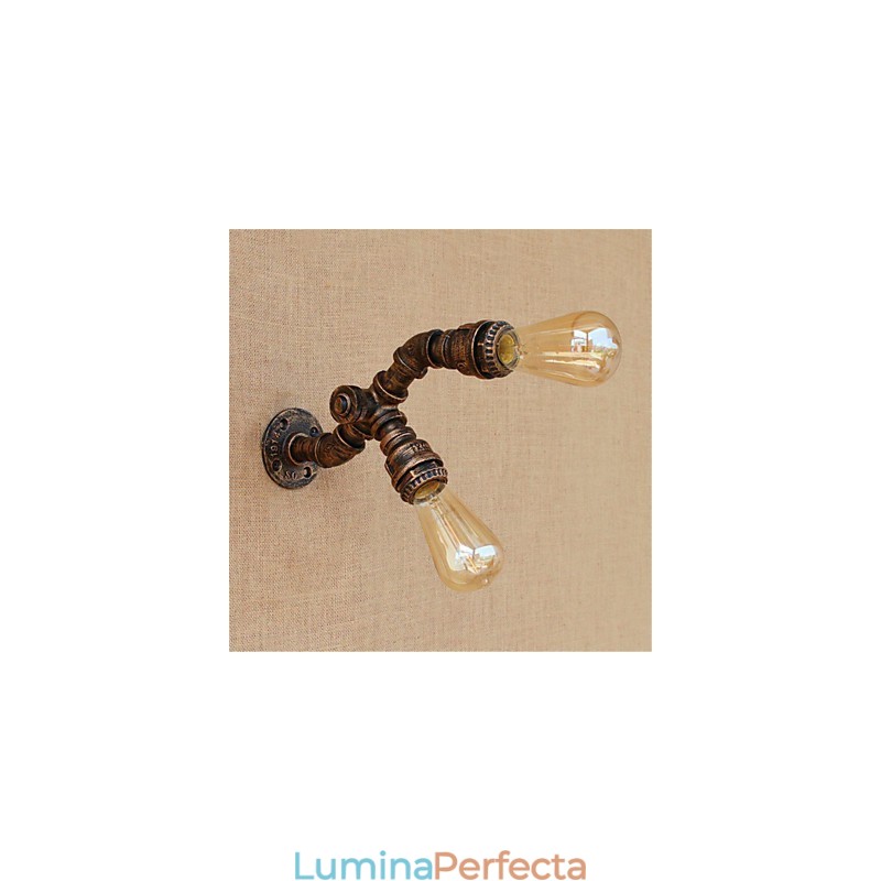 Caracteristică de pictură rustic Lodge pentru aplice de perete cu lumină ambientală