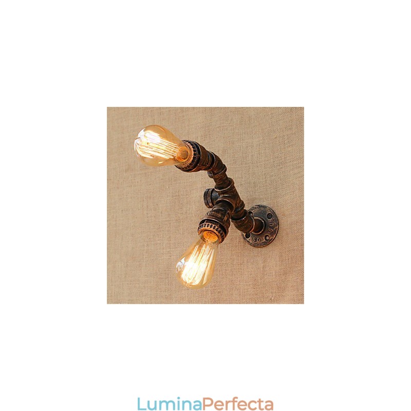 Caracteristică de pictură rustic Lodge pentru aplice de perete cu lumină ambientală