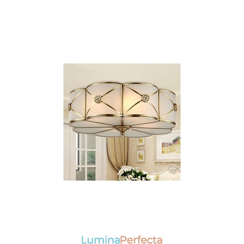 Tradițional Clasic Rustic Lodge alamă metal montaj încastrat