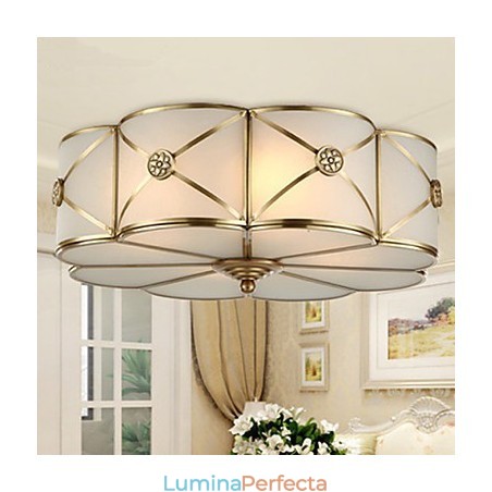 Tradițional Clasic Rustic Lodge alamă metal montaj încastrat