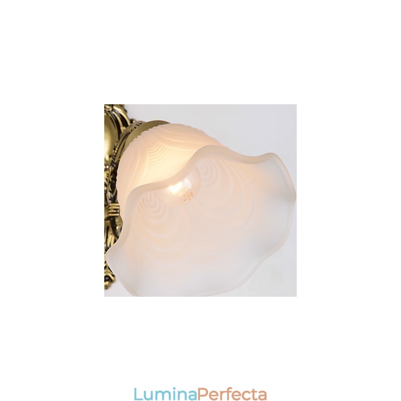 Caracteristică de pictură în țară pentru Applique de perete cu lumina superioară în stil Mini