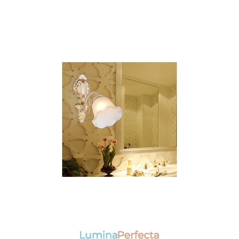 Caracteristică de pictură în țară pentru Applique de perete cu lumina superioară în stil Mini