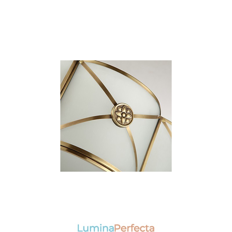 Tradițional Clasic Rustic Lodge alamă metal montaj încastrat