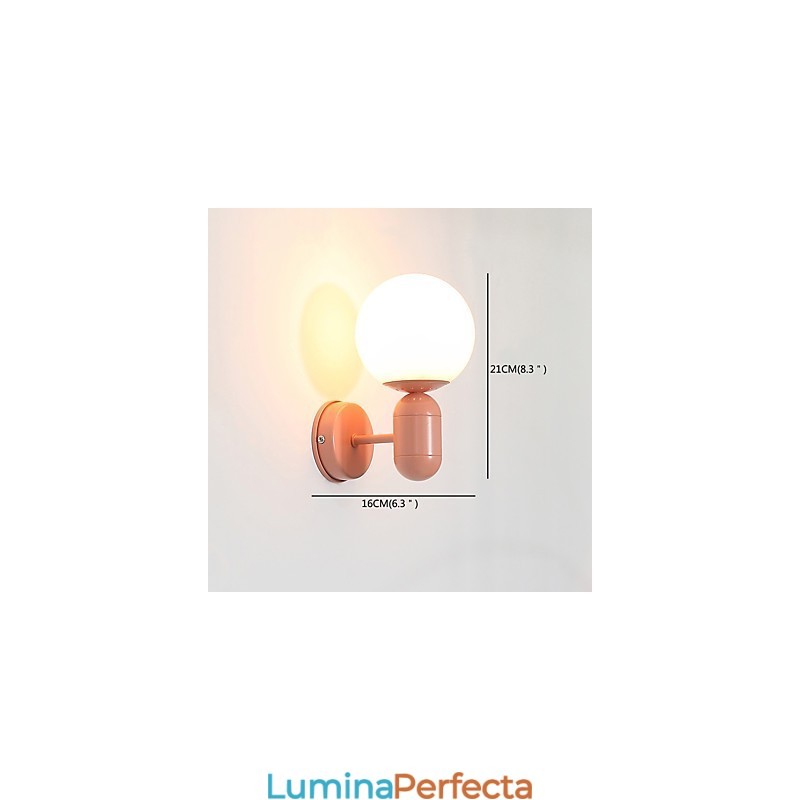 Funcție de pictură modernă și contemporană pentru protecția ochilor în stil mini. Aplice de perete luminoase