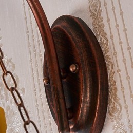 Caracteristică de pictură rustic Lodge pentru aplice de perete în stil mini