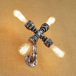 Caracteristică de pictură retro country pentru braț oscilant Lumină ambientală Aplice de perete Lampă de perete