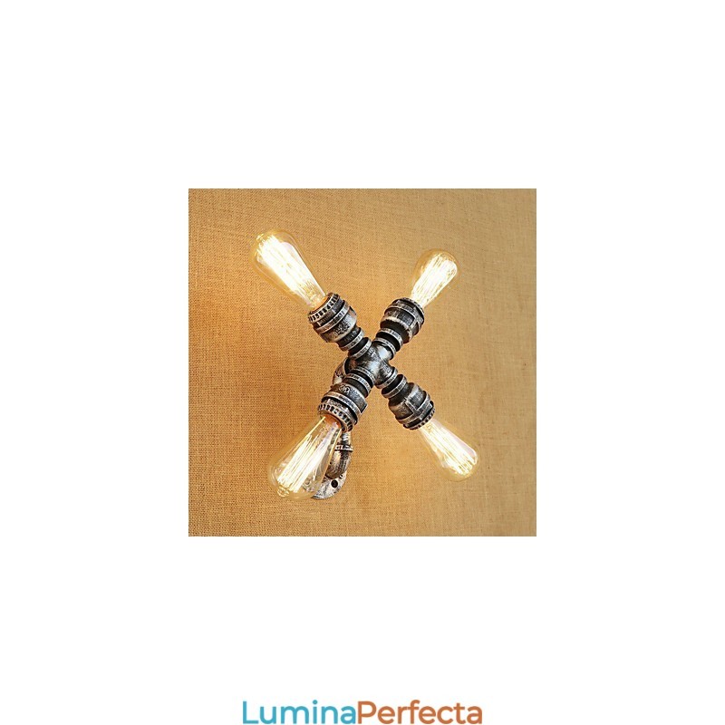 Caracteristică de pictură retro country pentru braț oscilant Lumină ambientală Aplice de perete Lampă de perete