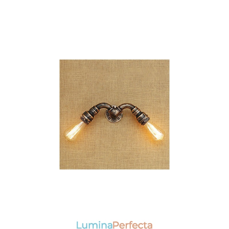 Caracteristică de pictură retro country pentru stil mini aplice de perete cu lumină ambientală