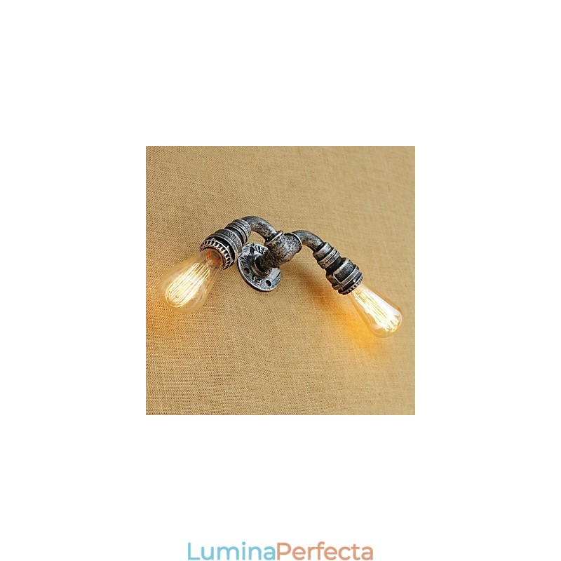 Caracteristică de pictură retro country pentru stil mini aplice de perete cu lumină ambientală