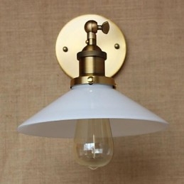 Modern, contemporan, retro, alamă antică, caracteristică pentru iluminat ambiental de perete în stil mini