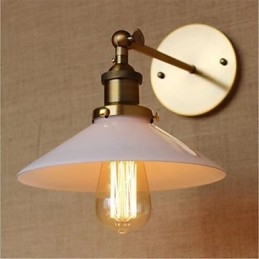 Modern, contemporan, retro, alamă antică, caracteristică pentru iluminat ambiental de perete în stil mini