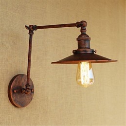 Caracteristică de pictură retro rustic Lodge Country pentru leagăn de lumină ambientală cu braț balansoar în stil mini