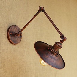 Caracteristică de pictură retro rustic Lodge Country pentru leagăn de lumină ambientală cu braț balansoar în stil mini
