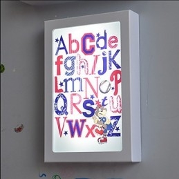 Funcție integrată de pictură modernă contemporană modernă contemporană pentru aplice de perete cu lumină ambientală