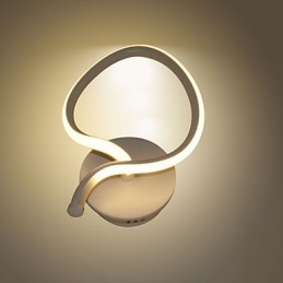 Lampă de perete modernă, minimalistă, noptieră, lampă de coridor, iluminat din aluminiu