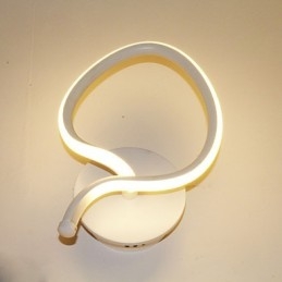 Lampă de perete modernă, minimalistă, noptieră, lampă de coridor, iluminat din aluminiu