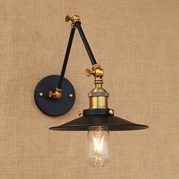 Lampă de perete din alamă, de epocă, industrială, de perete, iluminat pentru casă, decor interior, aplice de perete