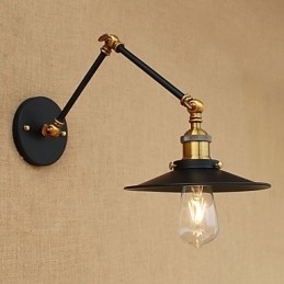 Lampă de perete din alamă, de epocă, industrială, de perete, iluminat pentru casă, decor interior, aplice de perete