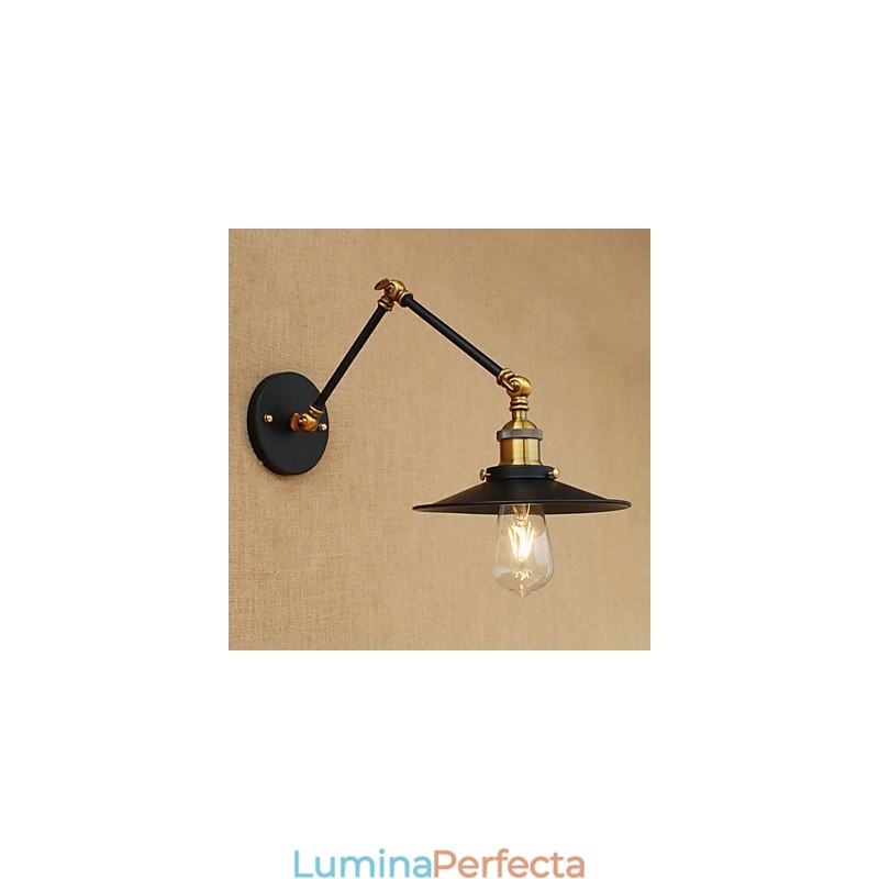 Lampă de perete din alamă, de epocă, industrială, de perete, iluminat pentru casă, decor interior, aplice de perete