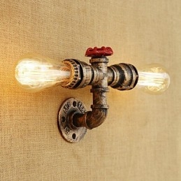 Caracteristică de pictură retro country pentru stil mini aplice de perete cu lumină ambientală