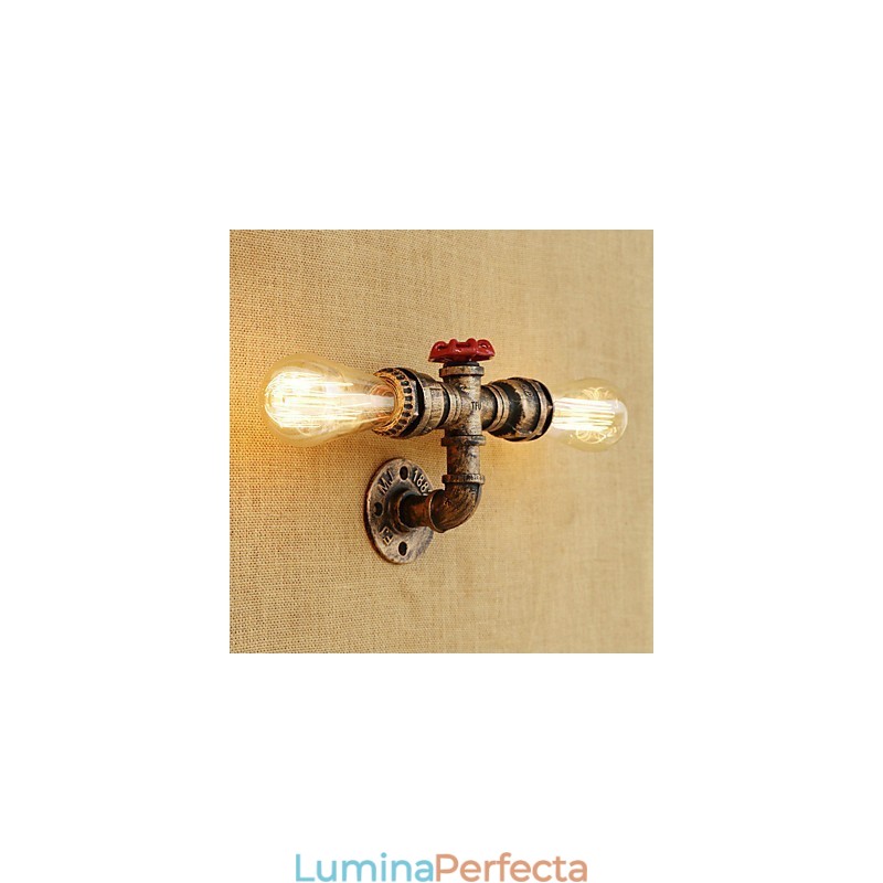 Caracteristică de pictură retro country pentru stil mini aplice de perete cu lumină ambientală