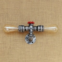 Caracteristică de pictură retro country pentru stil mini aplice de perete cu lumină ambientală