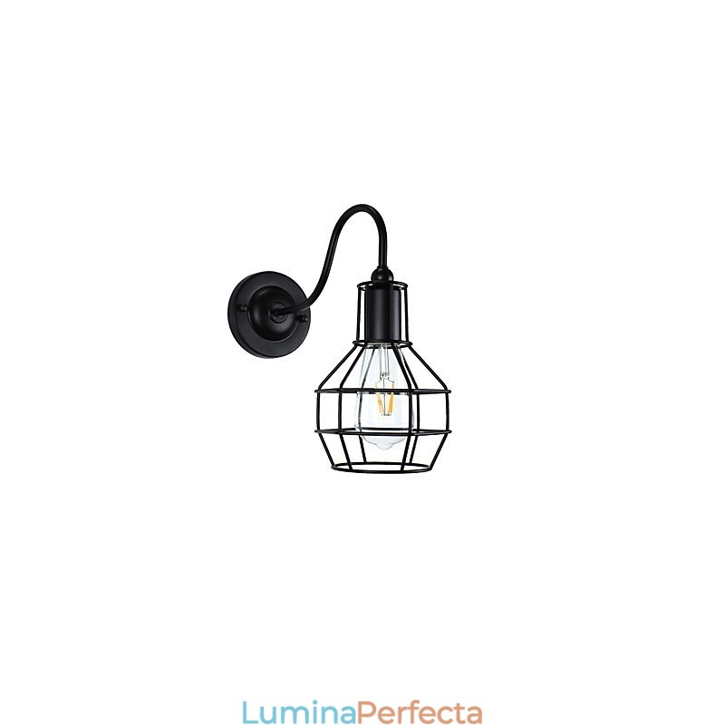 Aplice Aplice Perete Perete Fier Lampă Dumb Neagră Lampă Sabie De Perete Pe Perete