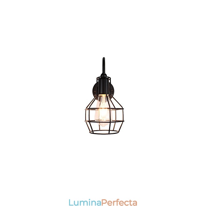 Aplice Aplice Perete Perete Fier Lampă Dumb Neagră Lampă Sabie De Perete Pe Perete