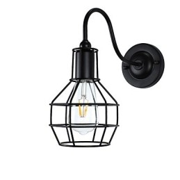 Aplice Aplice Perete Perete Fier Lampă Dumb Neagră Lampă Sabie De Perete Pe Perete