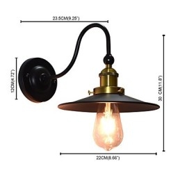 Aplice Aplice Perete Perete Fier Lampă Dumb Neagră Lightsaber Lampă Pe Perete