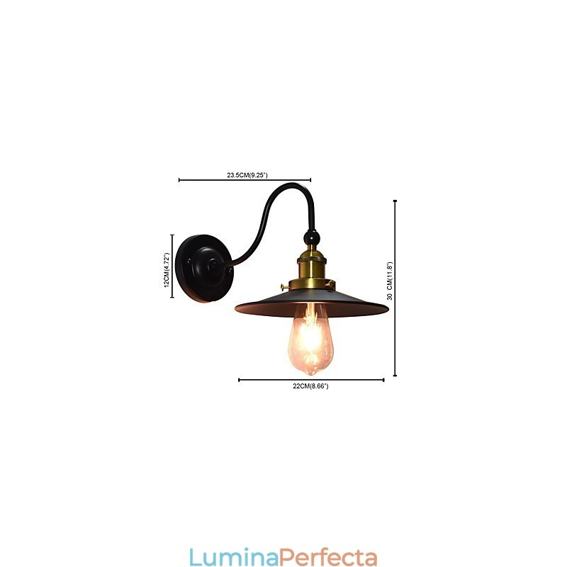 Aplice Aplice Perete Perete Fier Lampă Dumb Neagră Lightsaber Lampă Pe Perete