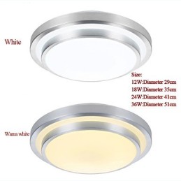 Lumini cu montaj încastrat Lumina rotundă, simplă, modernă, diametru 51 cm