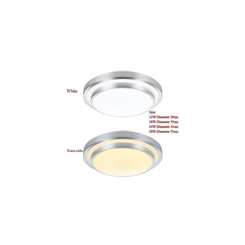 Lumini cu montaj încastrat Lumina rotundă, simplă, modernă, diametru 51 cm