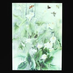 Funcție integrată de pictură modernă contemporană modernă contemporană pentru aplice de perete cu lumină ambientală