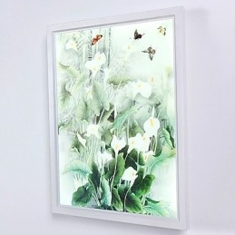 Funcție integrată de pictură modernă contemporană modernă contemporană pentru aplice de perete cu lumină ambientală