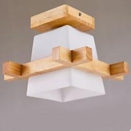 Lampă Chineză Modernă Sufragerie Dormitor Lampă De Verandă Lampă De Lemn Art