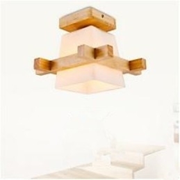 Lampă Chineză Modernă Sufragerie Dormitor Lampă De Verandă Lampă De Lemn Art