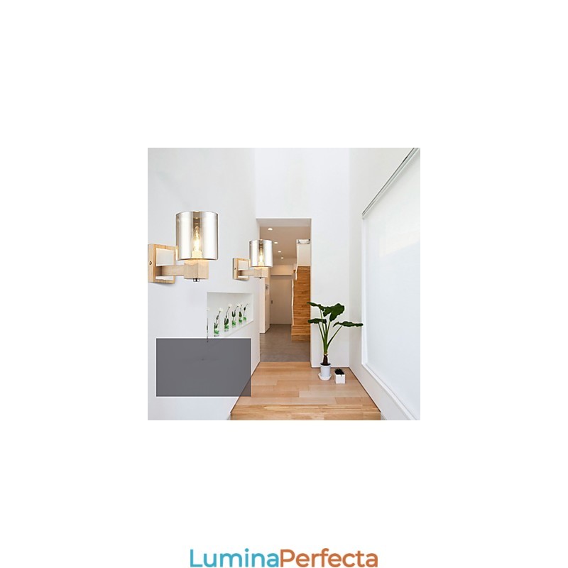 Caracteristică modernă și contemporană de finisaj cu oxid negru pentru aplice de perete