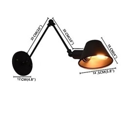 Aplice Aplice Perete Perete Fier Lampă Dumb Black Lightsaber Lamp On Wall