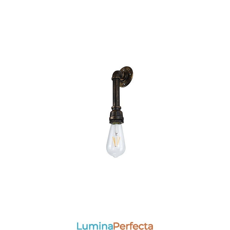 Rustic Lodge Tradițional Clasic Vechi Alamă Caracteristică pentru lumină ambientală Aplique de perete