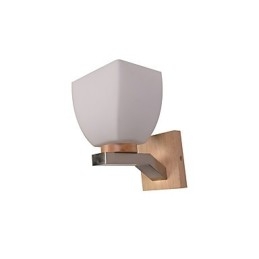 Lampă de perete simplă Lampă de birou de noptieră cu abajur din sticlă și lemn masiv pentru dormitor, comodă, sufragerie, cameră bebeluș, cămin colegiu, măsuță de cafea, bibliotecă