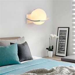 Caracteristică modernă și contemporană galvanizată pentru protecția ochilor în stil mini Aplice de perete cu lumină ambientală