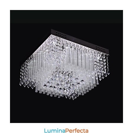 Plafoniera Crystal Luxury Modern Living 16 Lumini Plafoniera Crystal Luxury Modern Living 16 Lumini