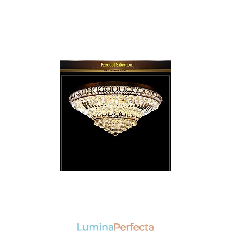 Plafoniera modernă de lux din cristal Absorb Dom Light Diametru 60CM