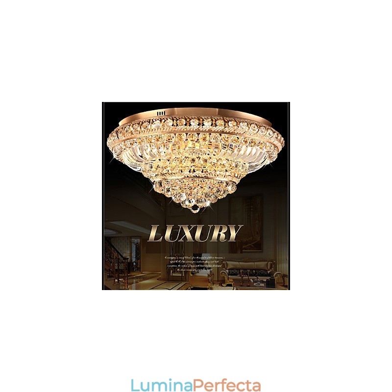 Plafoniera modernă de lux din cristal Absorb Dom Light Diametru 60CM